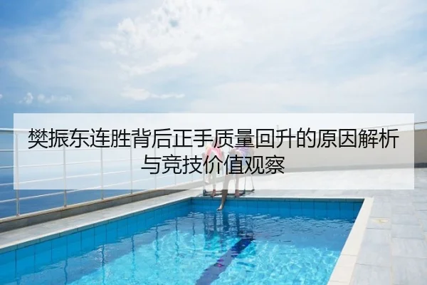 樊振东连胜背后正手质量回升的原因解析与竞技价值观察